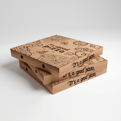 Custom Pizza Boxes with Logo