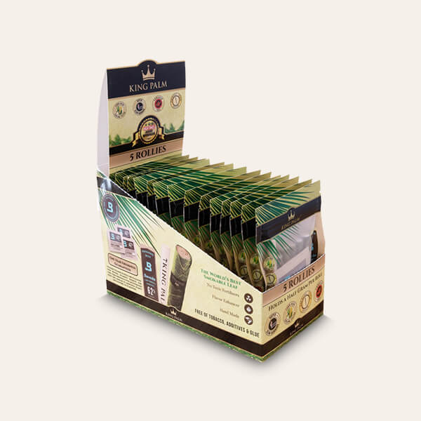 Cannabis Counter Displays Die Cut CBD Packaging Boxes