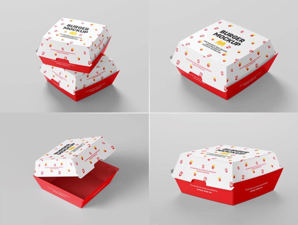 Custom Burger Boxes With Logo Wholesale