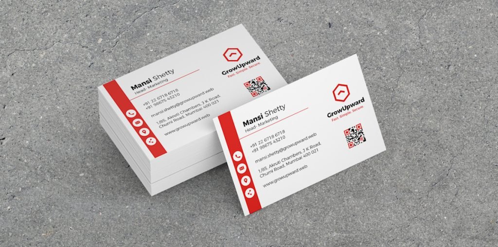 printed business cards