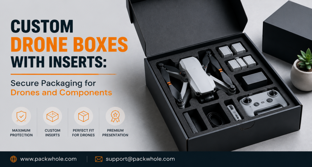 Custom Drone Boxes with Inserts: Secure Packaging for Drones and Components 2 Custom Drone Boxes with Inserts