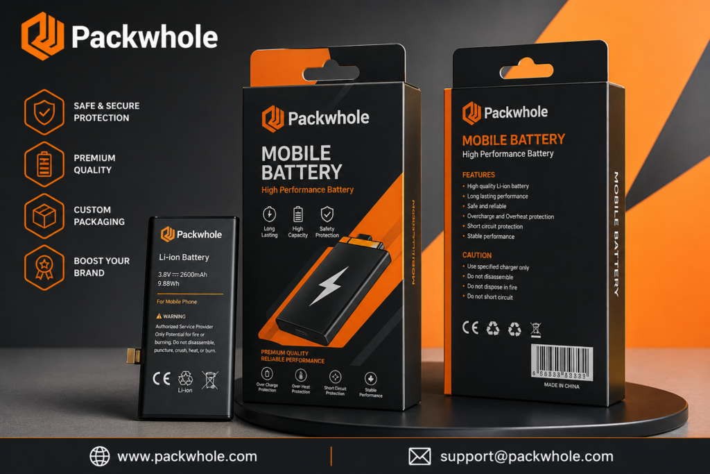 Custom Mobile Battery Packaging Boxes for Safe and Secure Product Protection 6 Mobile Battery Packaging