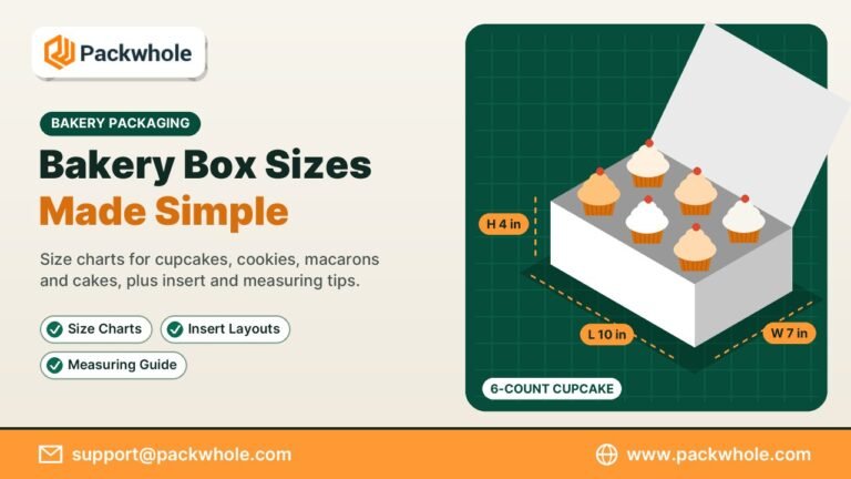 bakery box sizes