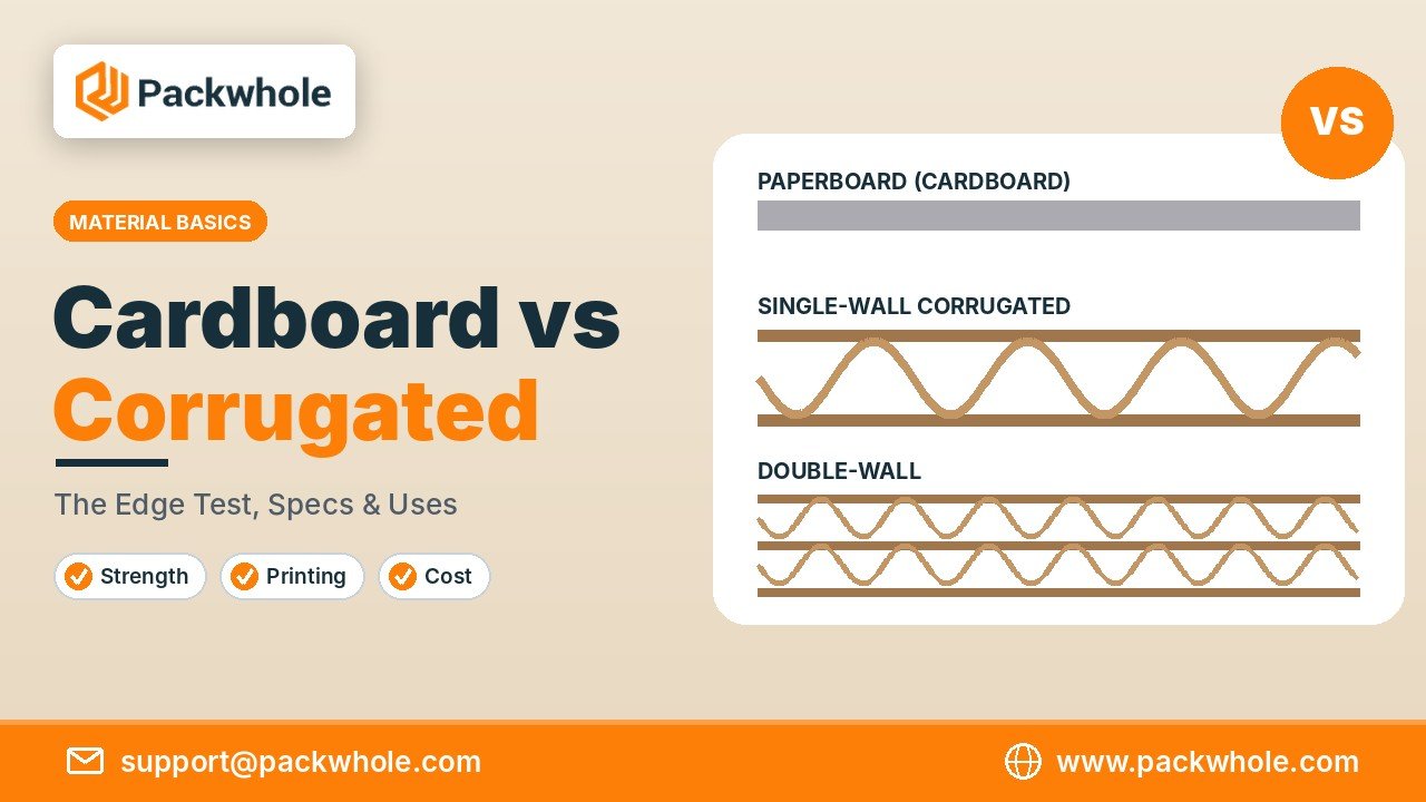cardboard vs corrugated boxes