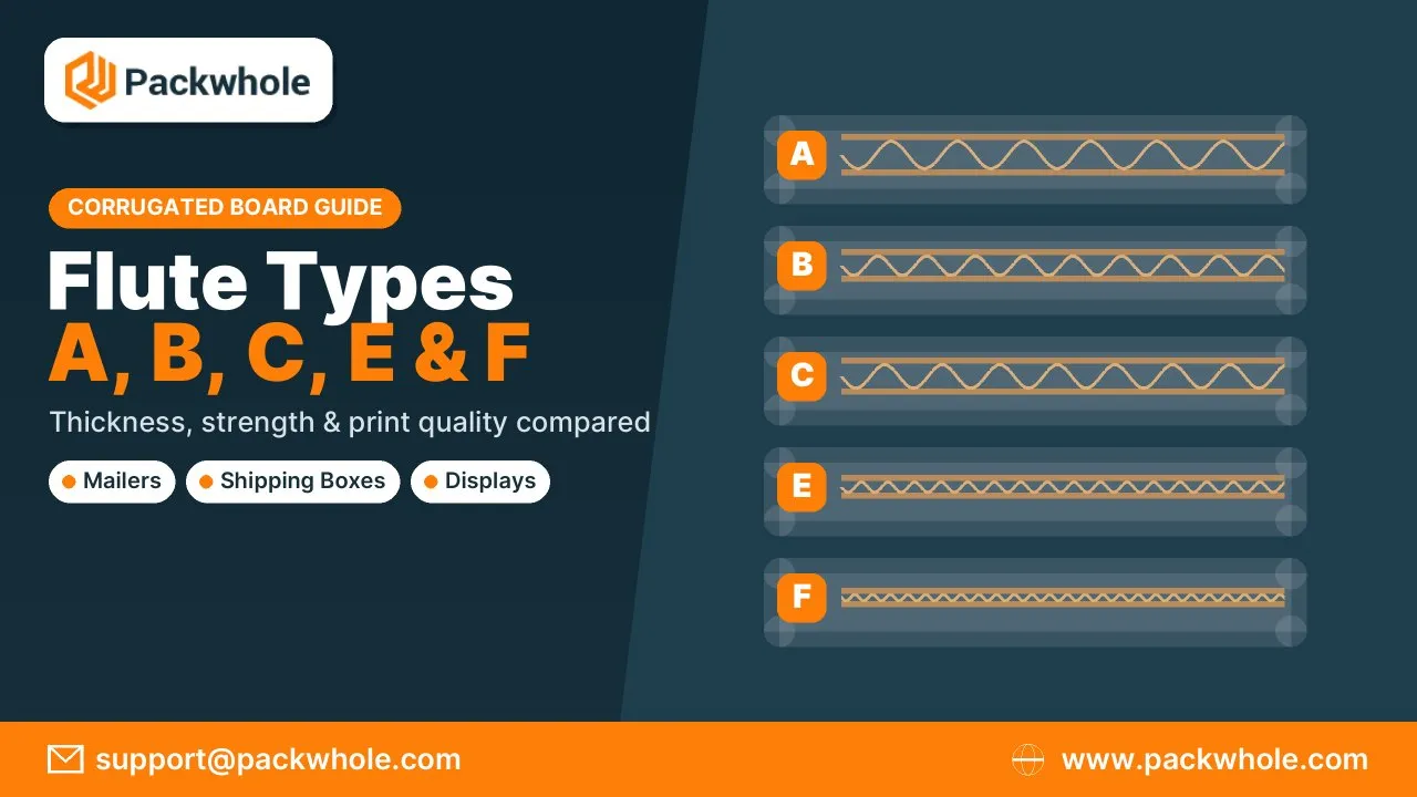 Corrugated Flute Types Explained: Choosing the Right Board for Every Box 1 corrugated flute types