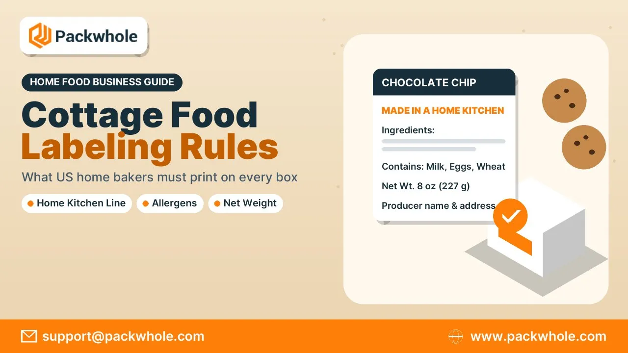 Cottage Food Labeling Requirements: What Home Food Businesses Must Print on Every Package 1 cottage food labeling requirements