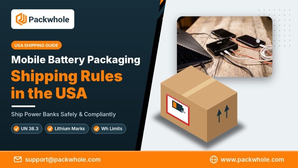Mobile Battery Packaging Rules: How to Ship Power Banks Safely in the USA 5 mobile battery packaging
