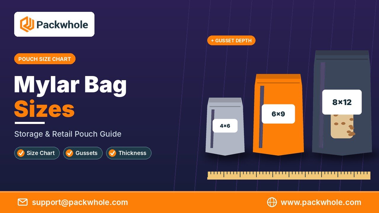 mylar bag sizes