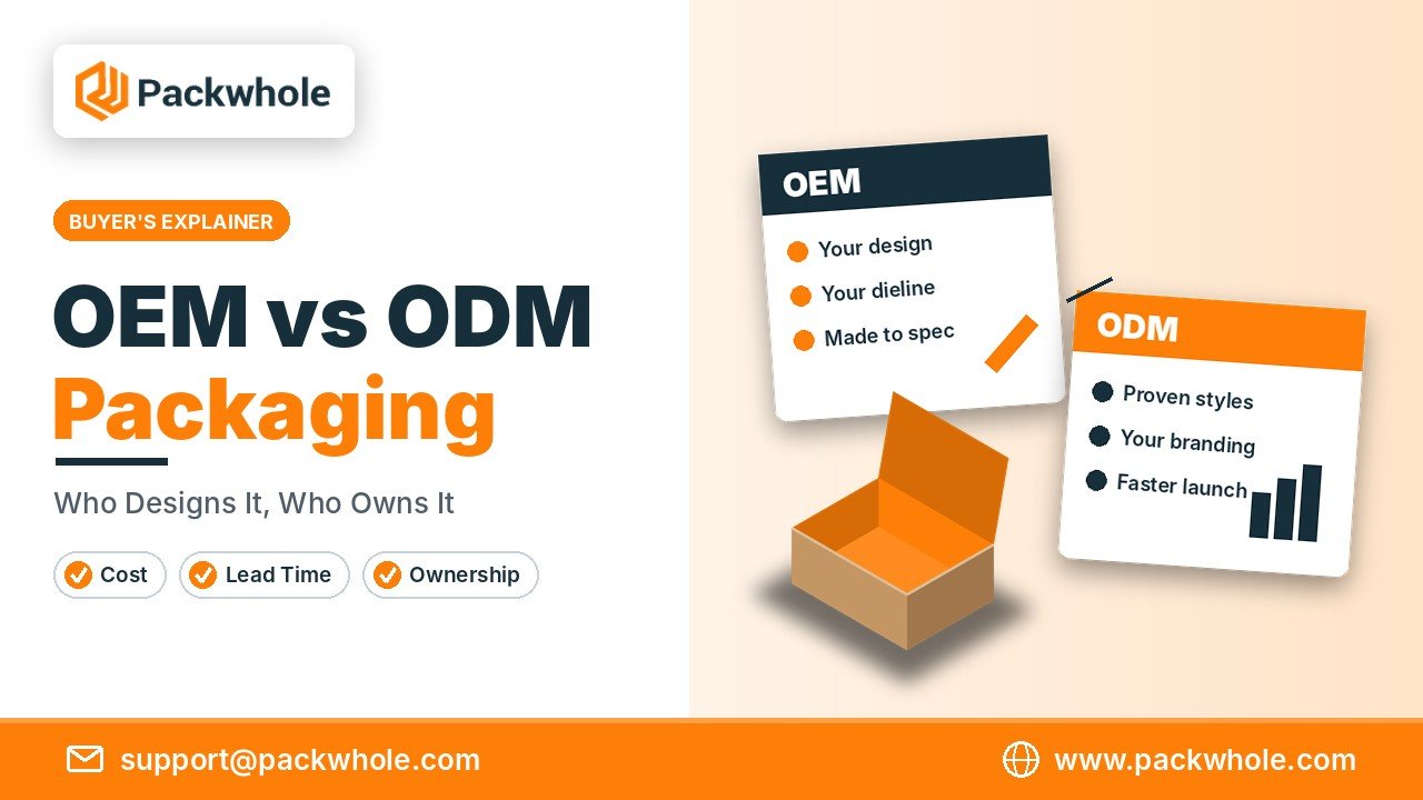 OEM vs ODM Packaging: A Plain-English Guide for Brand Owners 1 OEM vs ODM packaging