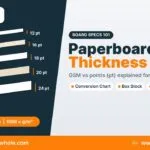 paperboard thickness