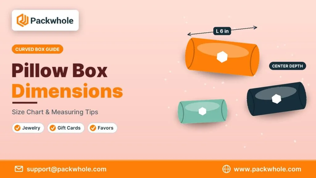 pillow box dimensions