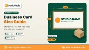 business card size